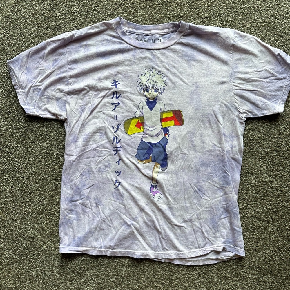 Hunter x Hunter Killua Purple Tie-Dye Shirt